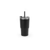 JOYNER M. Gobelet de voyage compact en acier inoxydable (91% recyclé) avec double paroi isolée sous vide et finition mate 600 mL