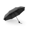 AIDEN. Parapluie 21" en polyester recyclé (100% rPET) pongé 190T, pliable en 3 parties