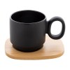 Kaguya Mug en céramique avec plateau en bambou