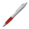 Stylo satiné à clip en métal