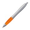 Stylo satiné à clip en métal