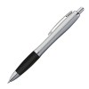 Stylo satiné à clip en métal