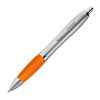 Stylo satiné à clip en métal