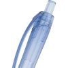 Stylo à bille transparent avec clip incurvé