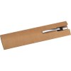 Stylo en aluminium avec zone de prise en main en bambou