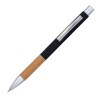 Set d'écriture stylo à bille et crayon avec zone de grip en bambou