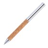 Stylo à bille en métal et liège