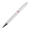 Stylo bille blanc avec applications colorées