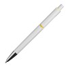 Stylo bille blanc avec applications colorées