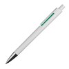 Stylo bille blanc avec applications colorées