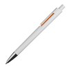 Stylo bille blanc avec applications colorées