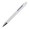Stylo bille blanc avec applications colorées