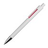 Stylo bille blanc avec applications colorées
