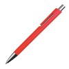 Stylo bille avec applications argentées
