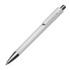Stylo bille avec applications argentées