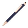 Stylo à bille caoutchouté