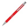 Stylo à bille avec surface caoutchoutée