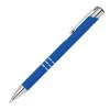 Stylo à bille avec surface caoutchoutée