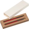 Set d'écriture avec stylo à bille et porte-mine en aluminium recyclé