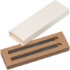 Set d'écriture avec stylo à bille et porte-mine en aluminium recyclé
