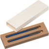 Set d'écriture avec stylo à bille et porte-mine en aluminium recyclé