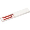 Set d'écriture avec stylo à bille et roller en aluminium recyclé