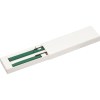 Set d'écriture avec stylo à bille et roller en aluminium recyclé