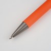 Stylo à bille en aluminium recyclé avec poussoir en bambou