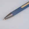 Stylo à bille en aluminium recyclé, fenêtre en bambou incluse