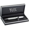 Stylo bille Mark Twain design carbone