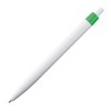 Stylo bille plastique blanc avec clip de couleur