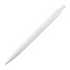 Stylo bille plastique blanc avec clip de couleur