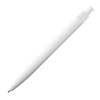 Stylo bille plastique blanc avec clip de couleur