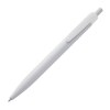 Stylo bille plastique blanc avec clip de couleur