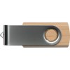 Clé USB Twist avec corps en bois claire