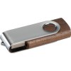 Clé USB Twist avec corps en bois foncé