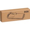 Clé USB métal avec mousqueton 8GO