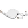 Câble de recharge extensible avec 3 prises