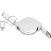 Câble de recharge extensible avec 3 prises