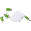 Câble de recharge extensible avec 3 prises