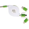 Câble de recharge extensible avec 3 prises