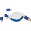 Câble de recharge extensible avec 3 prises