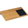 Plateau pour ordinateur portable avec tapis de souris et support pour téléphone portable