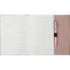 Set de carnet de notes en cuir et stylo à bille