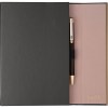 Set de carnet de notes en cuir et stylo à bille