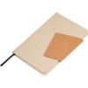 Carnet avec une couverture en carton laitier recyclé et une fermeture magnétique