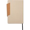 Carnet avec une couverture en carton laitier recyclé et une fermeture magnétique