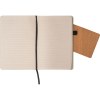 Carnet avec une couverture en carton laitier recyclé et une fermeture magnétique