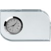 Horloge de bureau décorative en verre