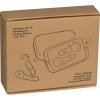 Casque d'écoute Bluetooth dans un emballage en bois